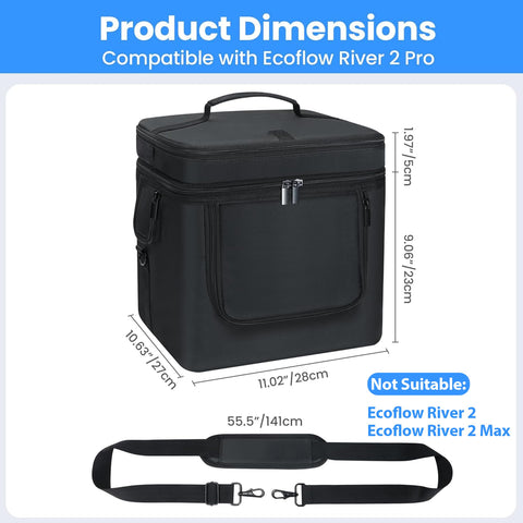 Undomip River 2 Pro bag bottom anti-friction pads guard against wear.