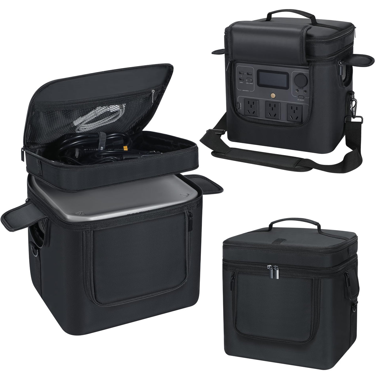 Undomip River 2 Pro bag with front zip access for quick power use on the go.