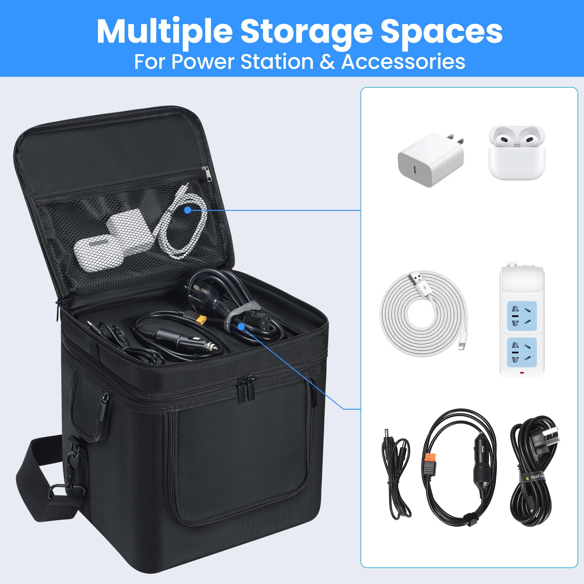 Undomip River 2 Pro bag side zip opening for easy access without removal.