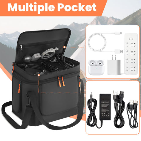 Undomip SOLIX bag side zip opening enables direct access without removal
