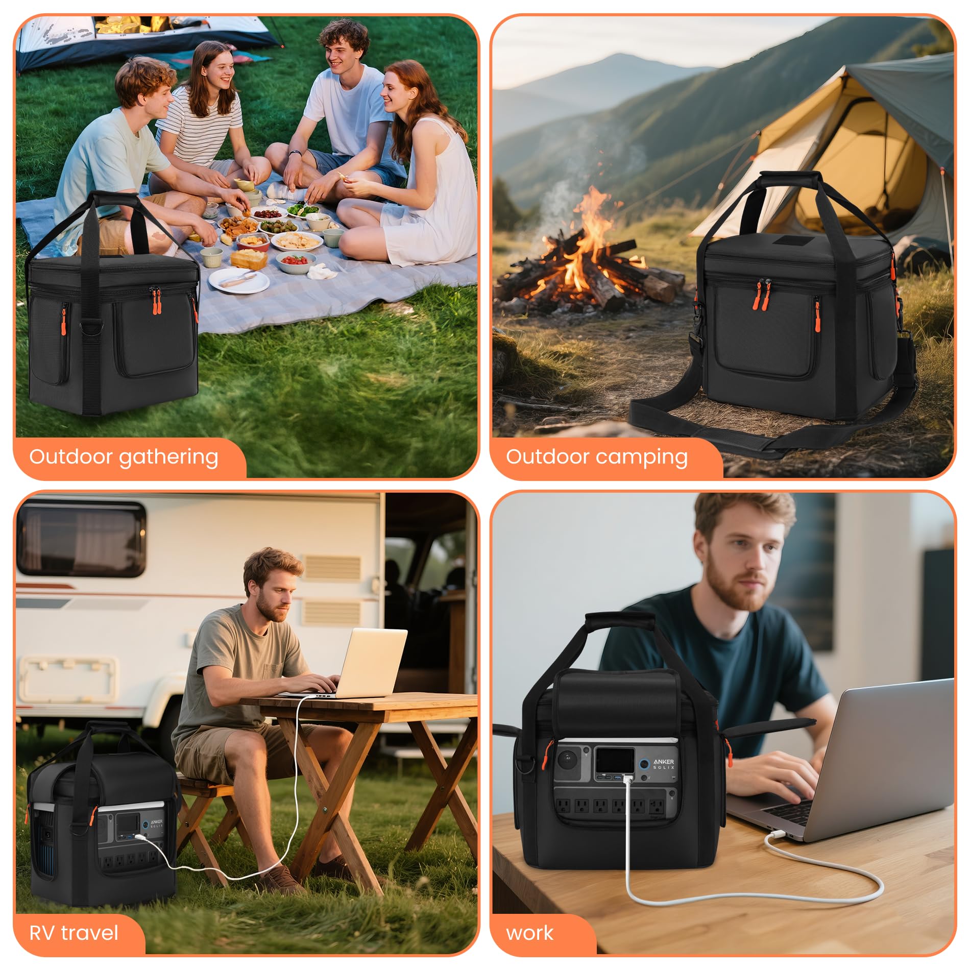Undomip SOLIX bag waterproof bottom helps keep contents dry