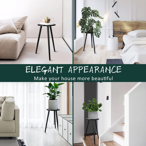Uneedem compact side-table stand doubles as small surface.
