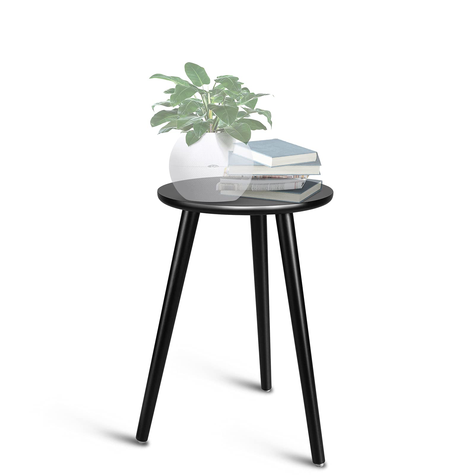 Uneedem indoor plant stand top view with round surface ready for pots and decor.