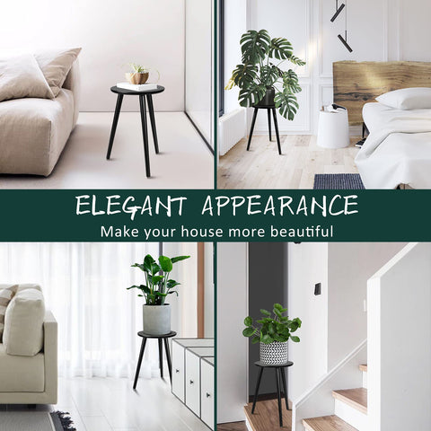 Uneedem plant stand silicone pad base protects floors from scratches.
