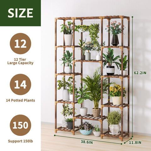 Uneedem 12-tier design maximizes sun exposure and organization.