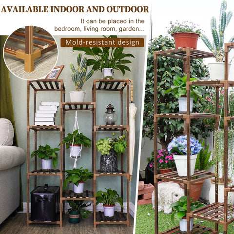 Uneedem triangle connectors simplify assembly for a sturdy outdoor shelf
