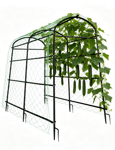 Unho Garden Trellis Arch 7.2ft front view shows vertical climbing support