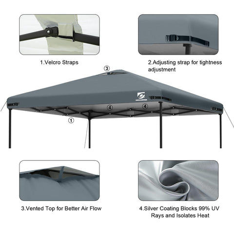 UNICAMPER air vent design on canopy top improving airflow