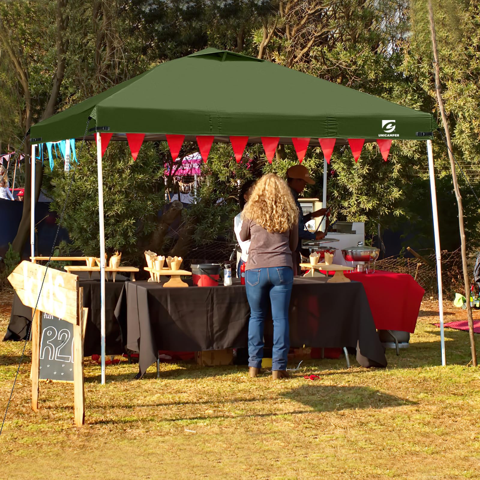 UNICAMPER replacement top designed for outdoor camping and events