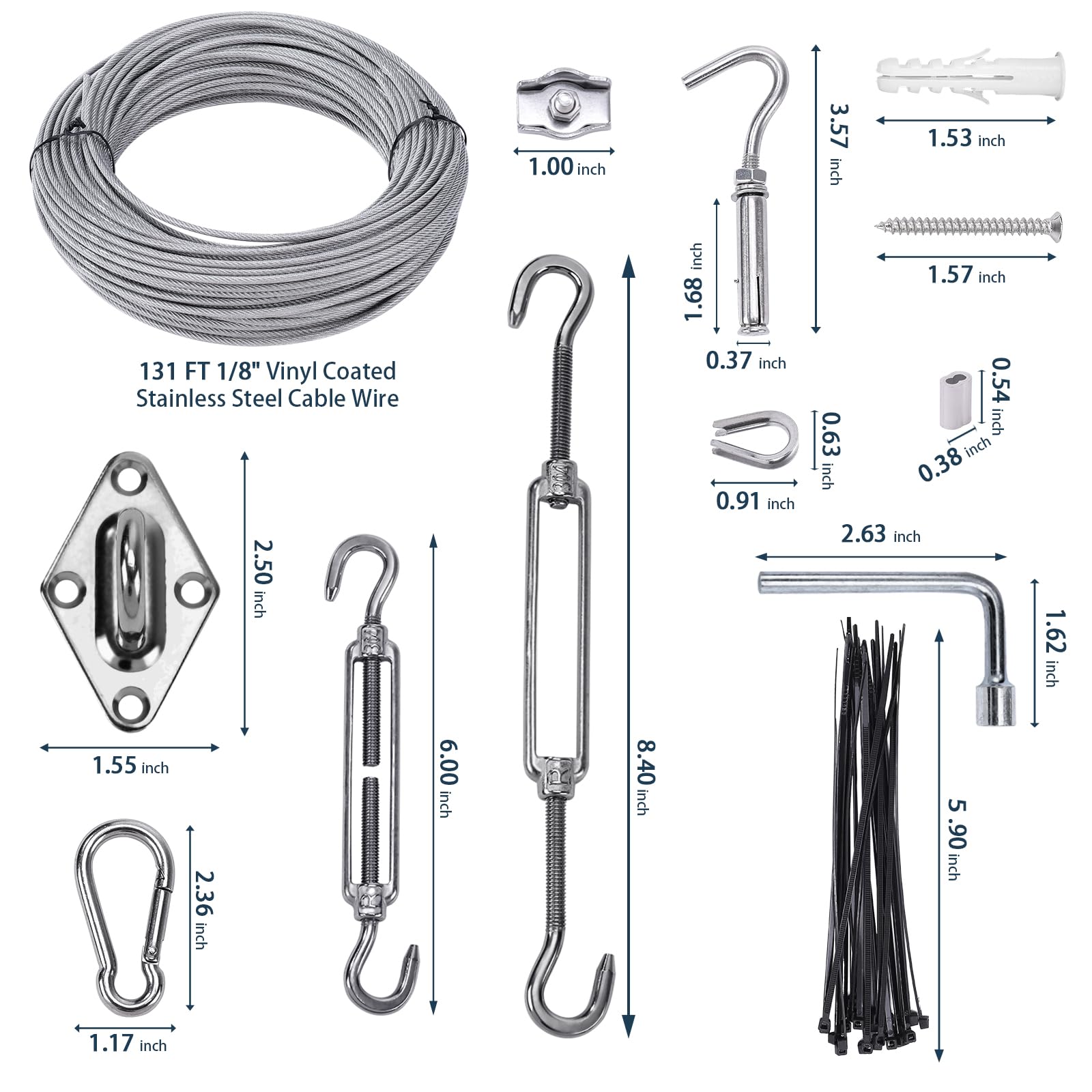 Unicaravan M6 turnbuckle showing adjustable tension for stability