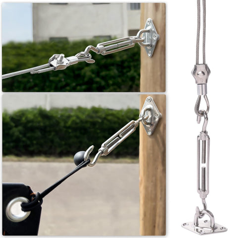 Unicaravan screws, anchors, and hardware bundle for fast installation