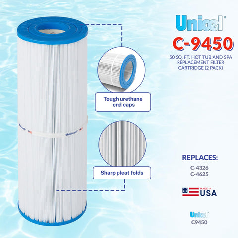 Unicel C-4950 3-ounce media balances dirt-holding with cleanability