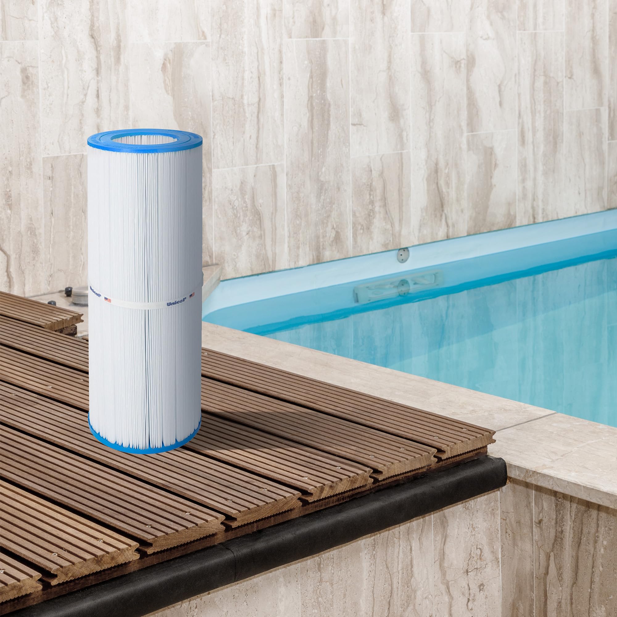 Unicel C-4950 captures debris across large surface area for clean water