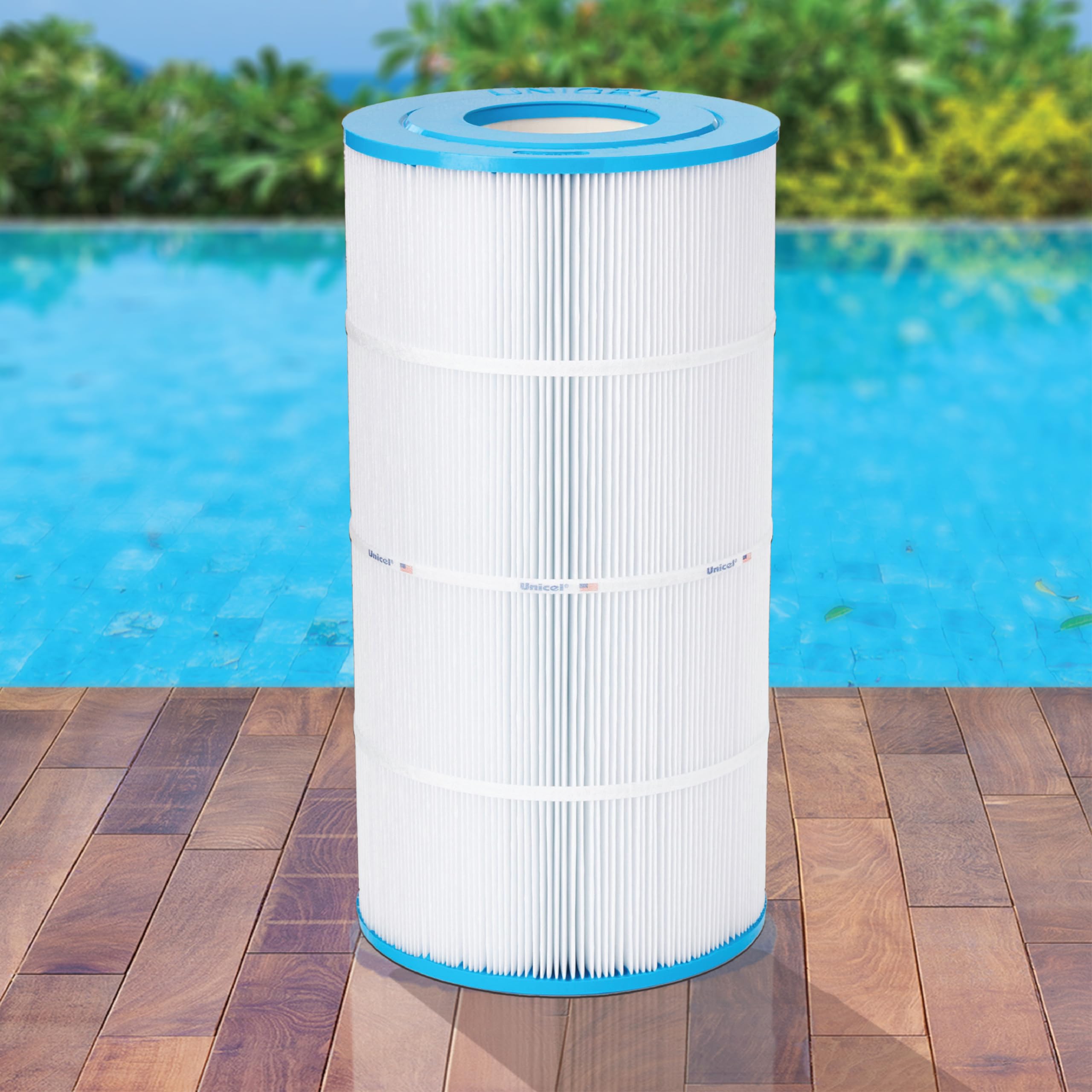 Efficient debris capture can help maintain clearer pool water.