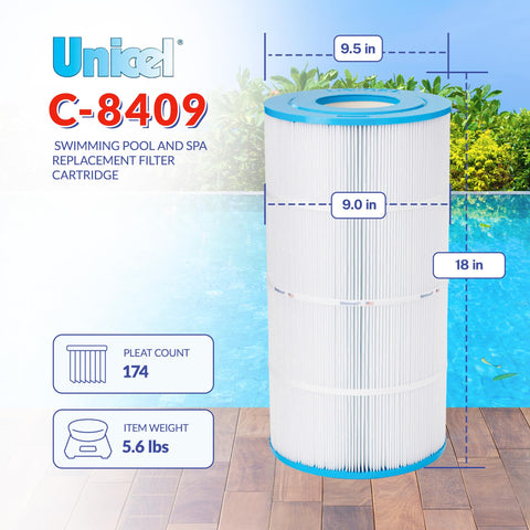 OD 8-15/16 inches and 17-3/8 inch length ensure proper fit.