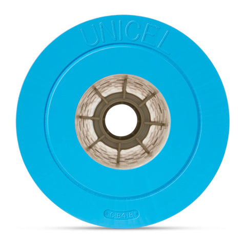 Unicel C-8418 durable plastic body resists chemicals during routine pool care.