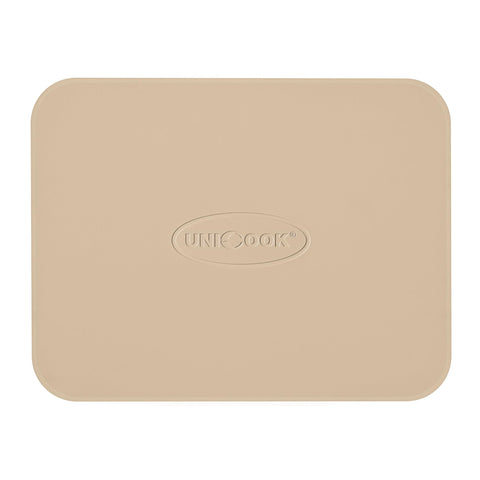 Unicook 15x12 inch pizza stone on oven rack for crispy crust and even heat