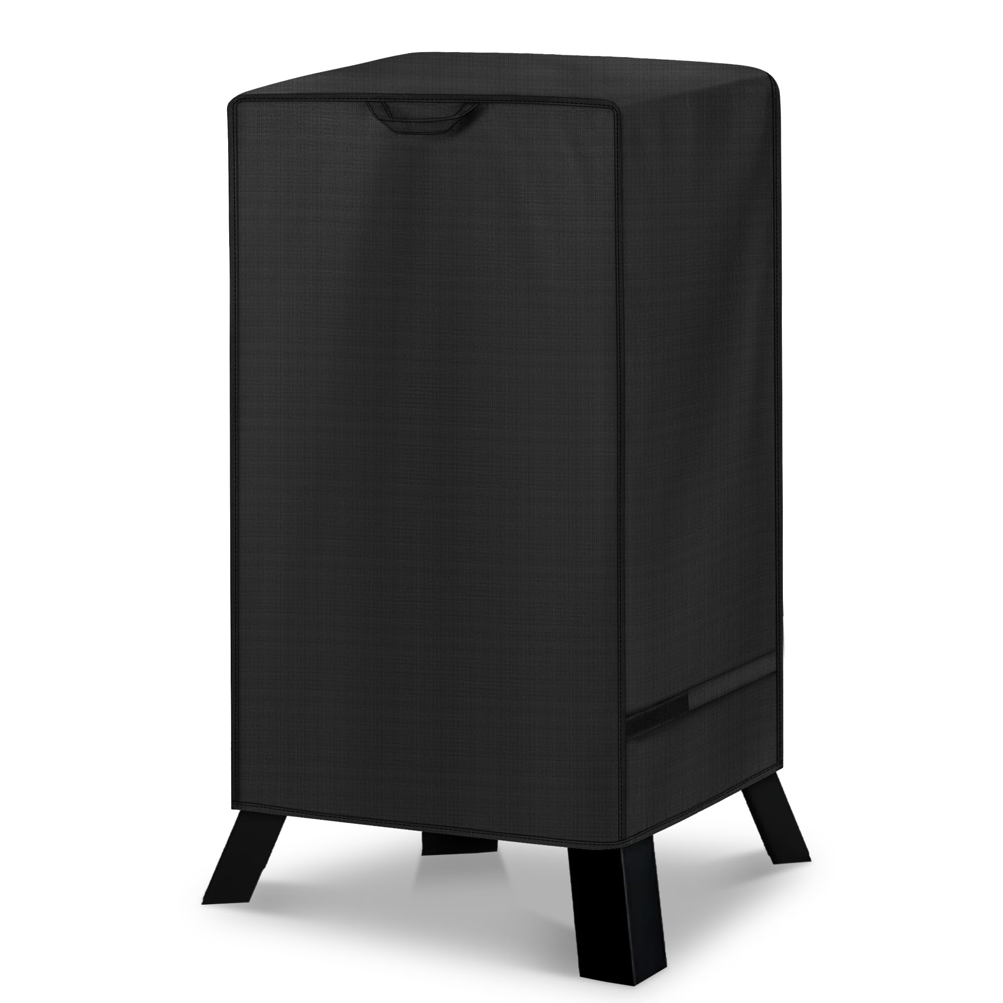 Unicook 30inch electric smoker cover over Masterbuilt unit, waterproof vinyl shield.