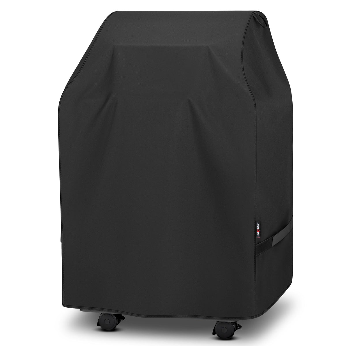 Unicook 32-inch grill cover protects Weber Spirit 210 from sun and rain