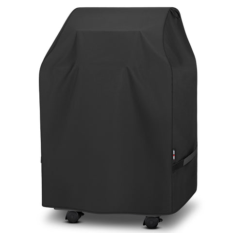 Unicook 32-inch grill cover protects Weber Spirit 210 from sun and rain
