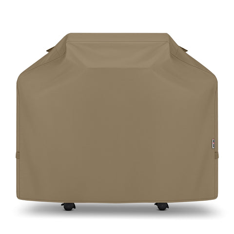 Unicook 50 inch grill cover front view protects grill from rain and sun