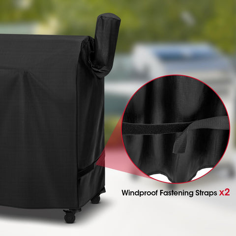 Unicook 53W x 22D x 40H cover fits 34-series grills like a glove