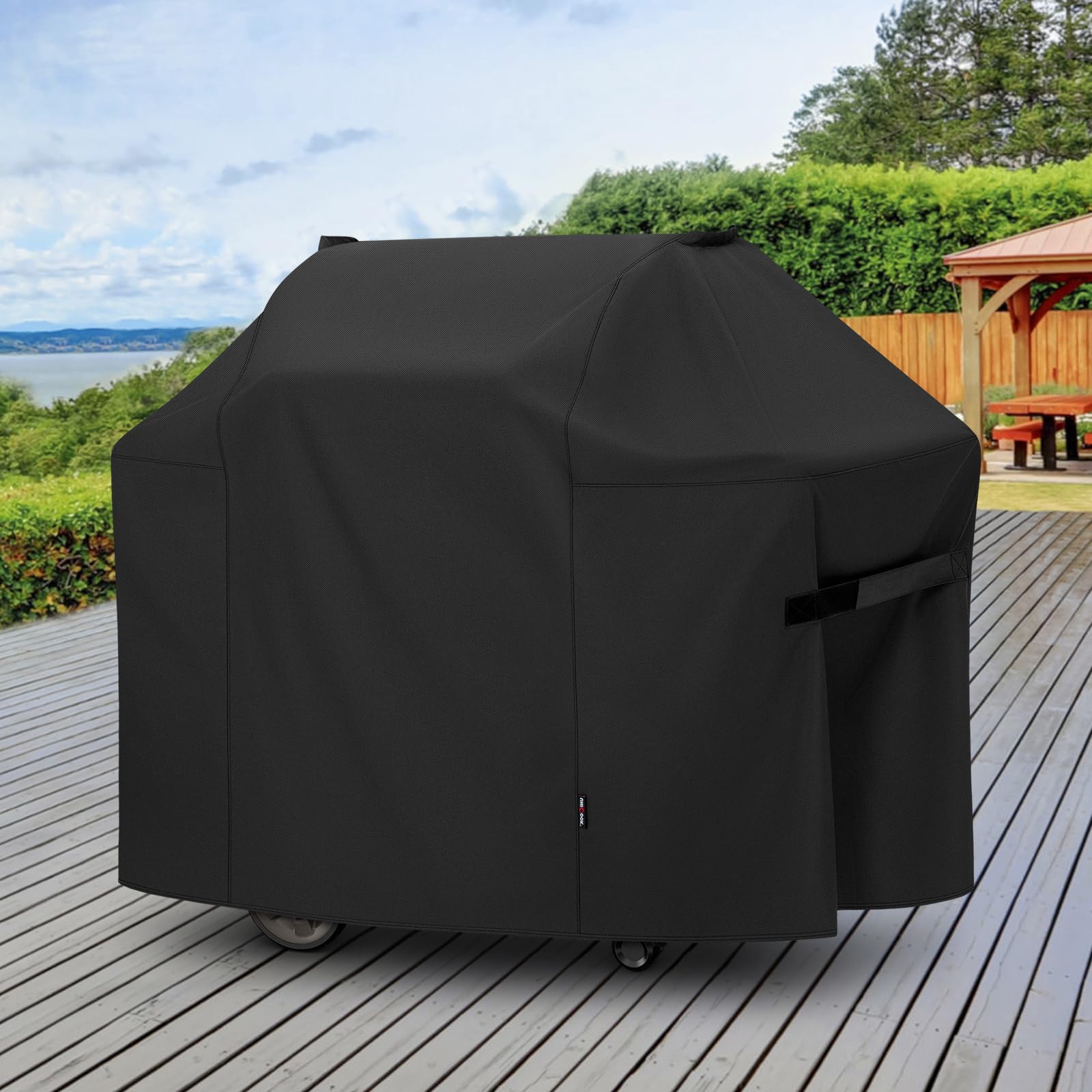 Unicook 58-inch cover wide compatibility up to 56 inches for 3-5 burner grills.