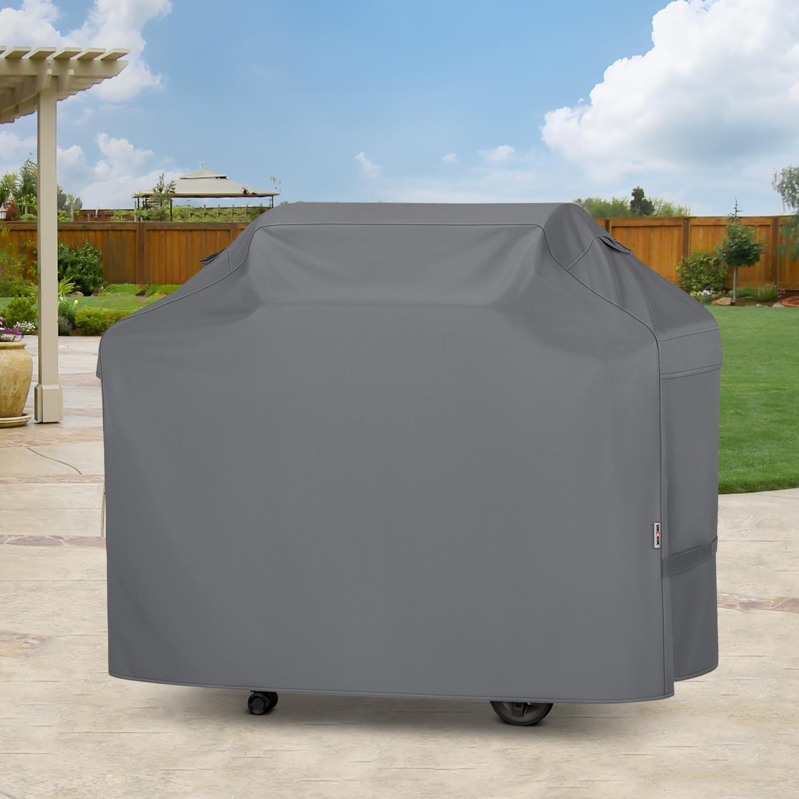 Unicook 65-inch grill cover fits Weber, Char-Broil, Nexgrill up to 63 inches