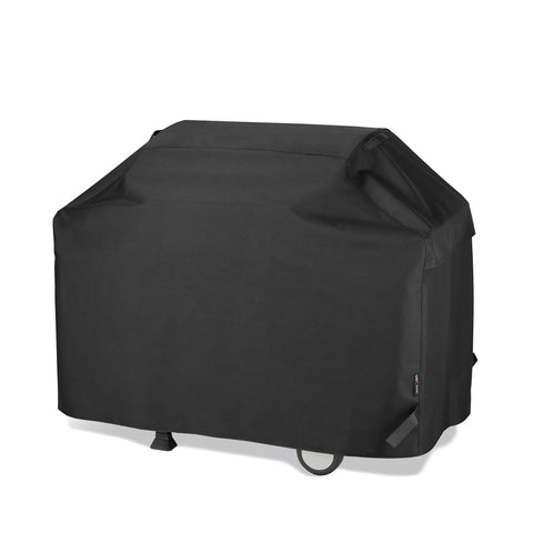 Unicook 65-inch grill cover front view showing full weather protection.