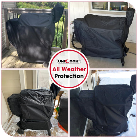 Unicook compatible with Bighorn, Grilla Silverbac, PitBoss 820 for protection.