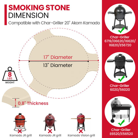 Unicook cordierite heat diffuser stone durable for high-heat pizza baking.