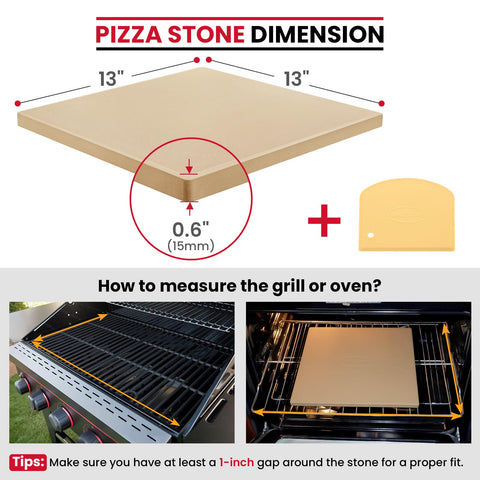 Unicook cordierite pizza stone shows even heat distribution for a golden crust