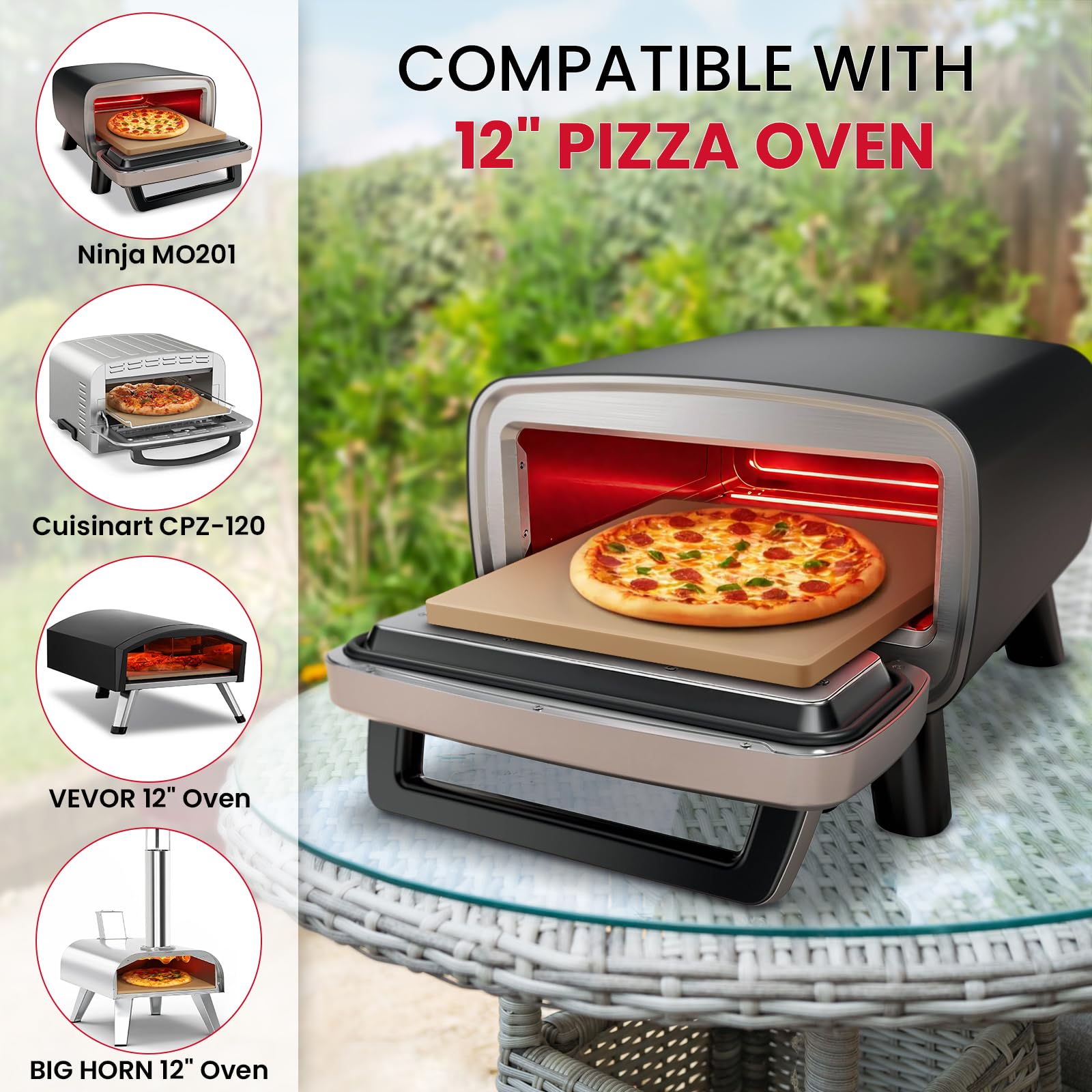 Unicook crispy crust pizza stone helps prevent soggy centers.