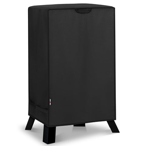 Unicook electric smoker cover front view shields from sun and rain.