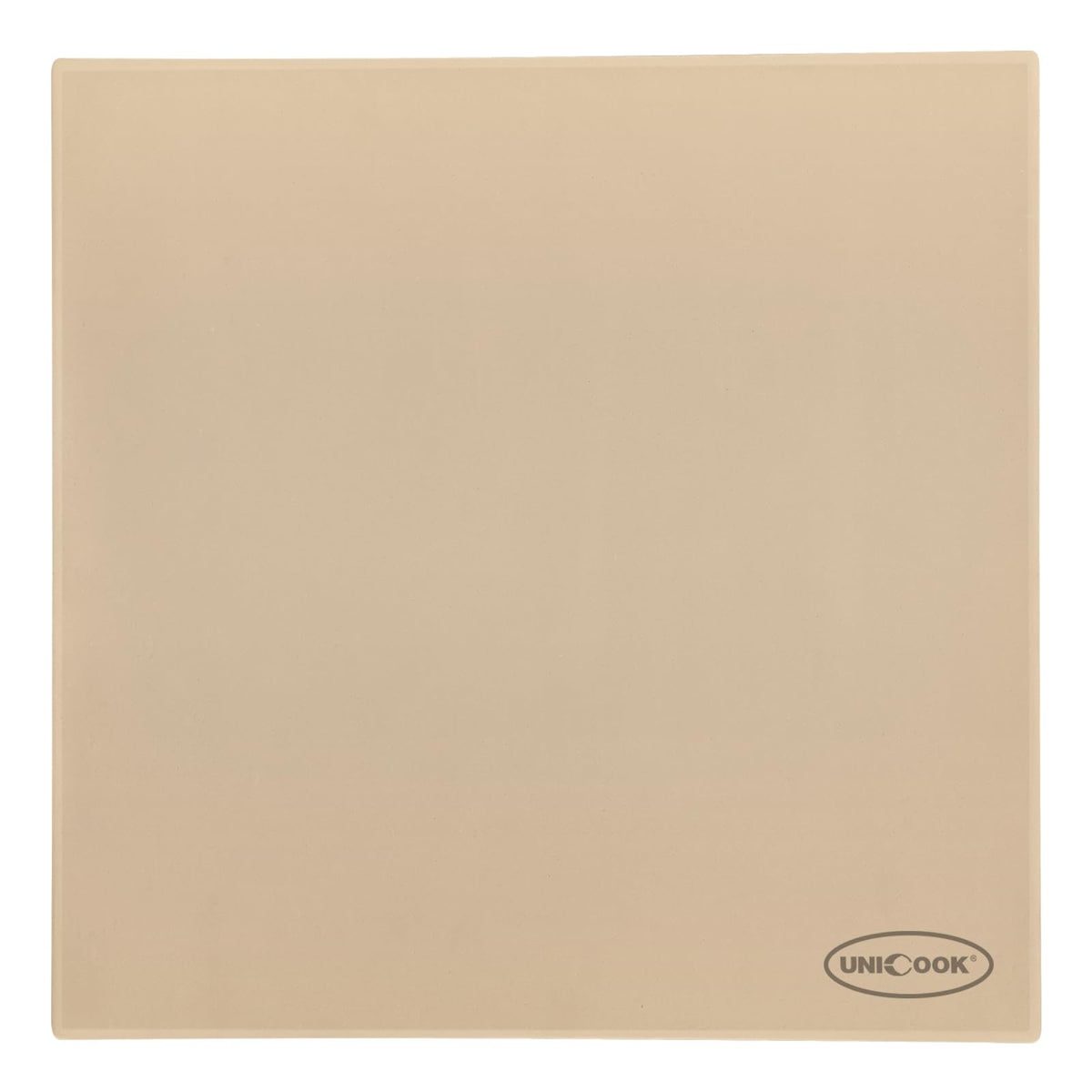 Unicook extra-large pizza stone in oven for large pizzas with even crust.