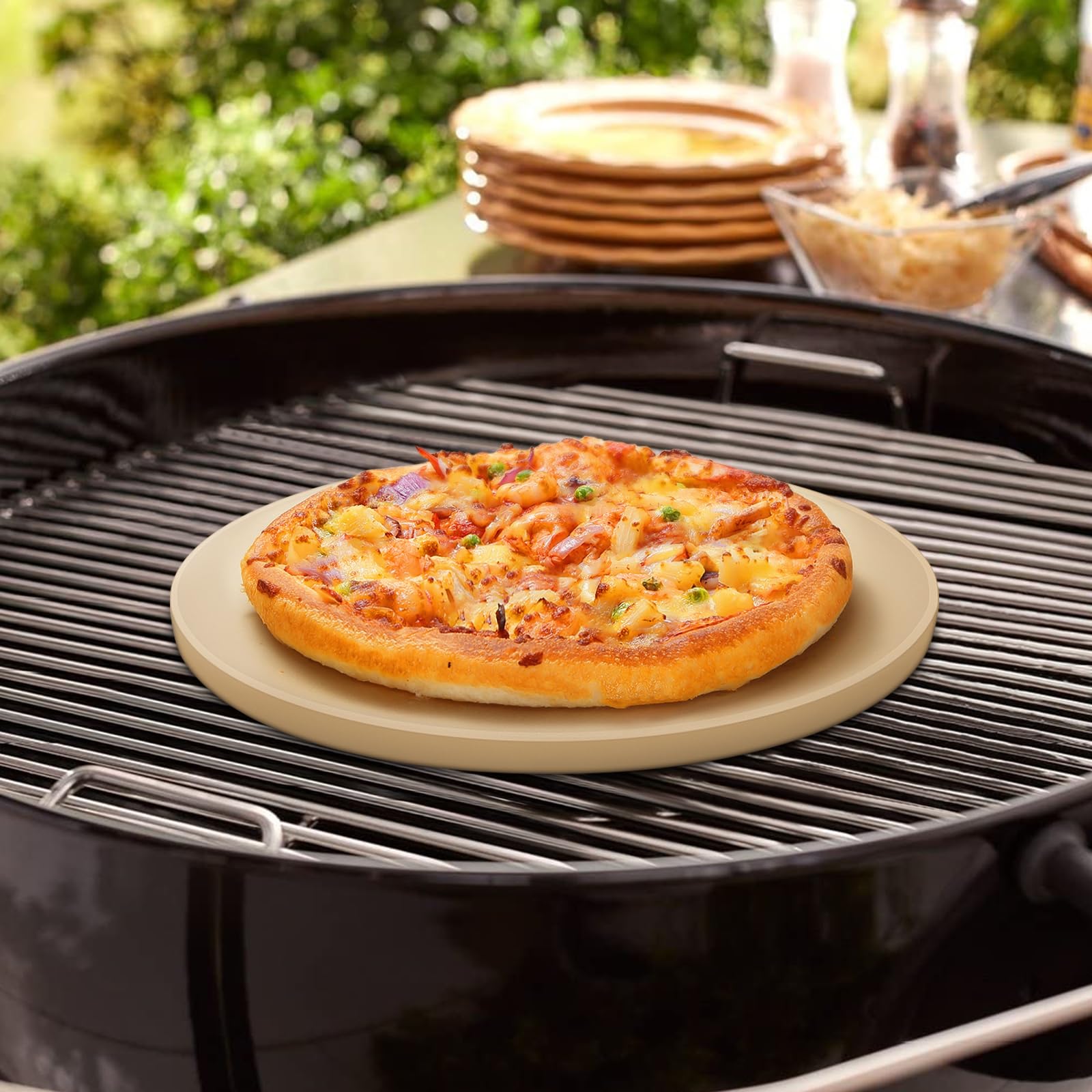 Unicook family-size stone ideal for gatherings and shared meals.