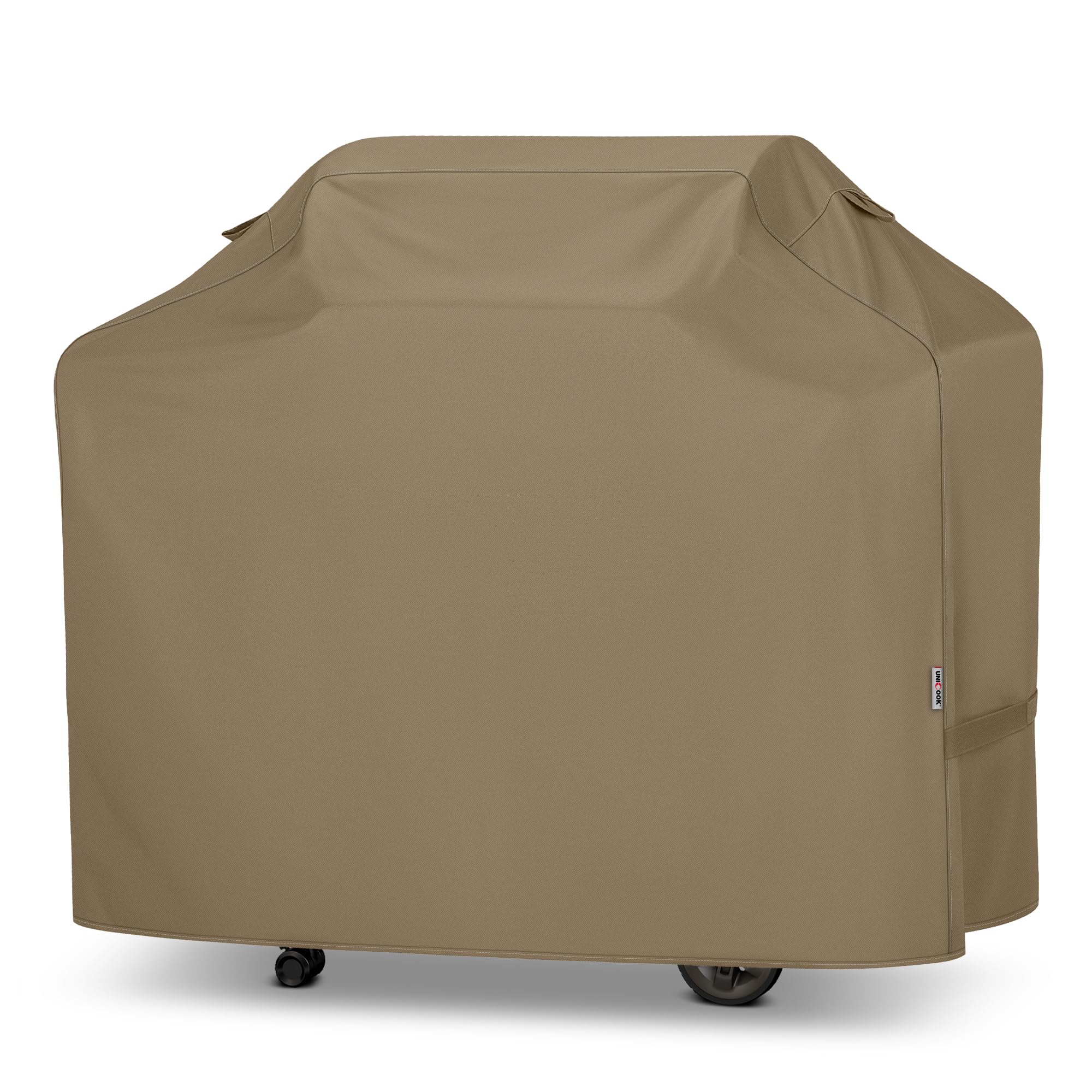 Unicook 60-inch grill cover protects large grills from sun and rain.