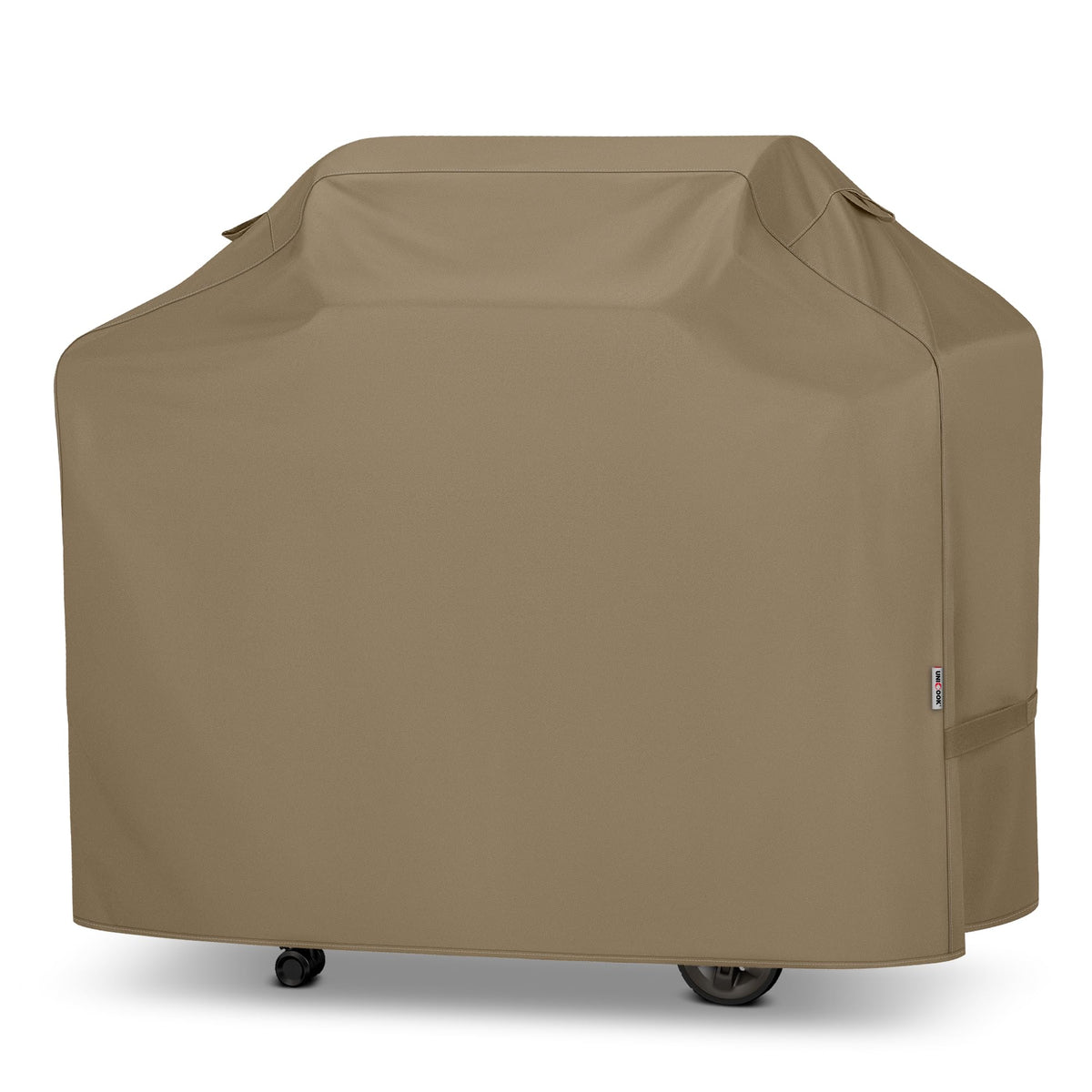 Unicook 60-inch grill cover protects large grills from sun and rain.