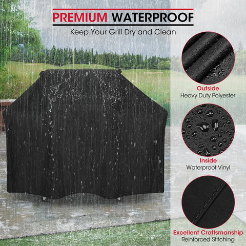 Unicook grill cover easy-clean design for quick maintenance.