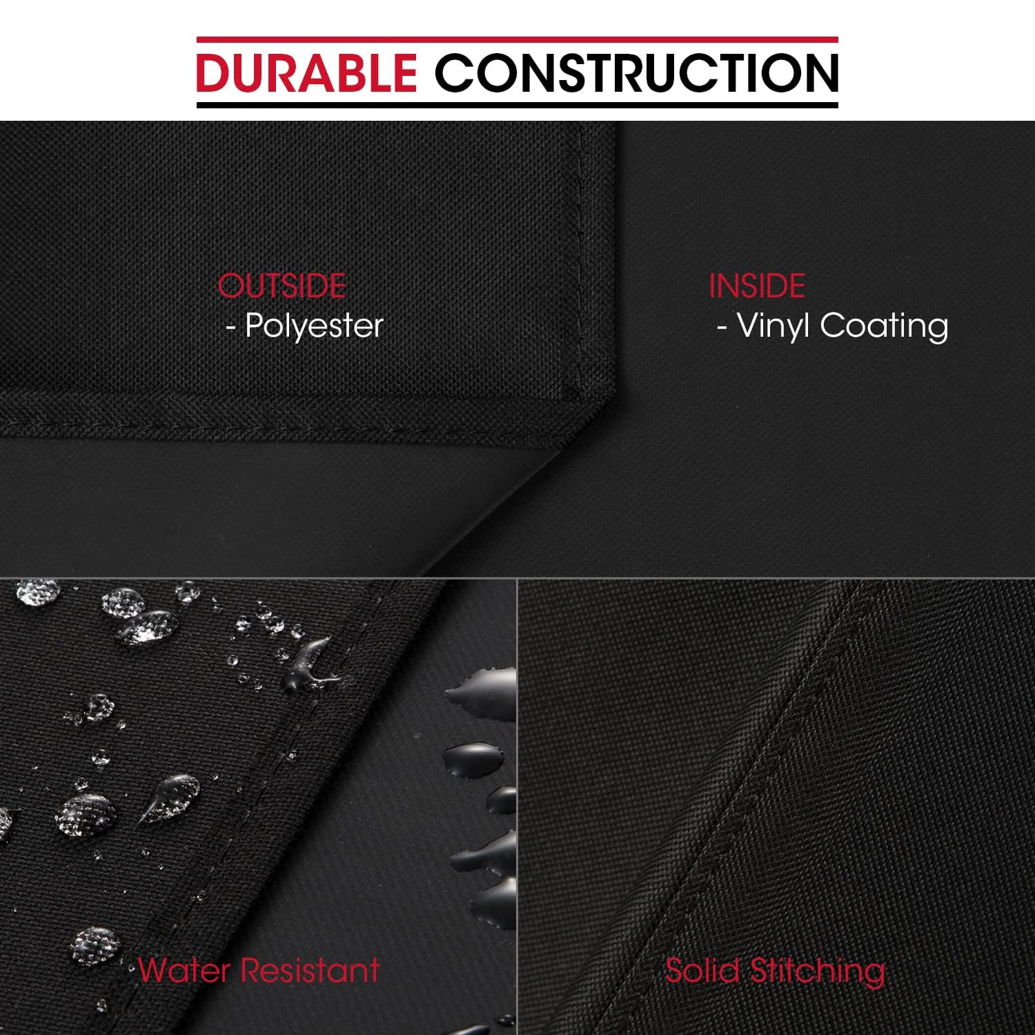 Unicook grill cover strap closeup showing secure fastening.