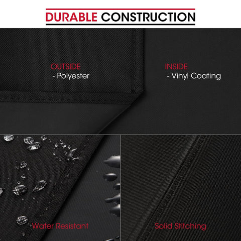 Unicook grill cover strap closeup showing secure fastening.