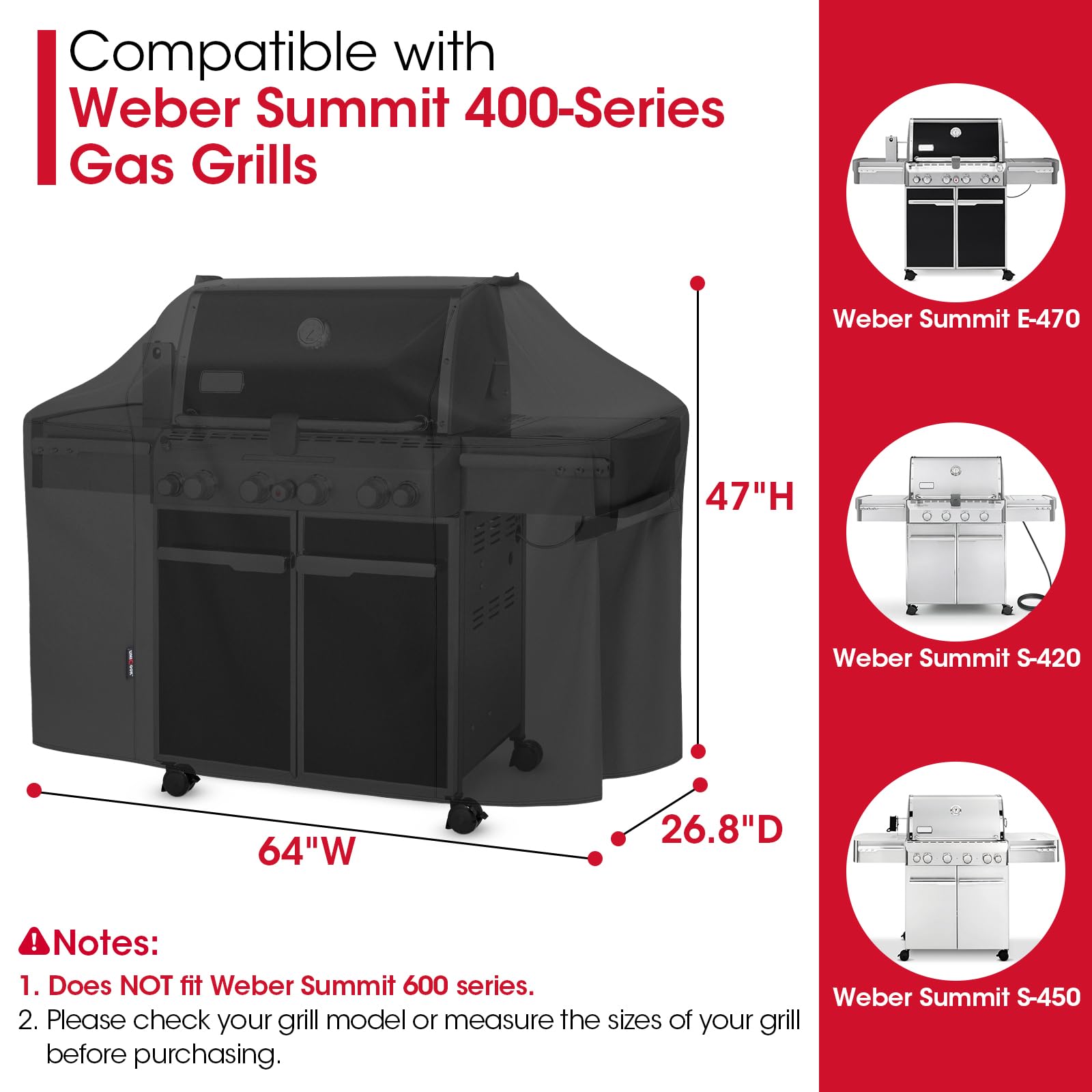Unicook waterproof cover closeup beads water to keep grill dry