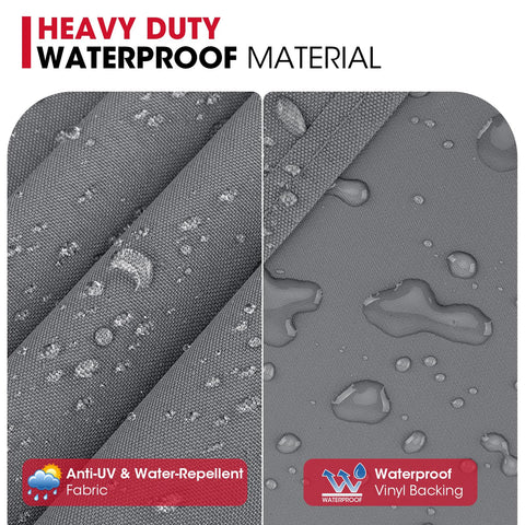 Unicook cover secured with 1.5-inch straps against windy conditions.