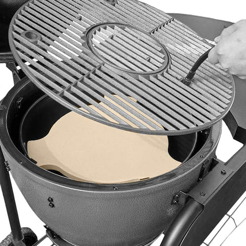 Unicook thermal shock resistant design protects stone during temperature changes.