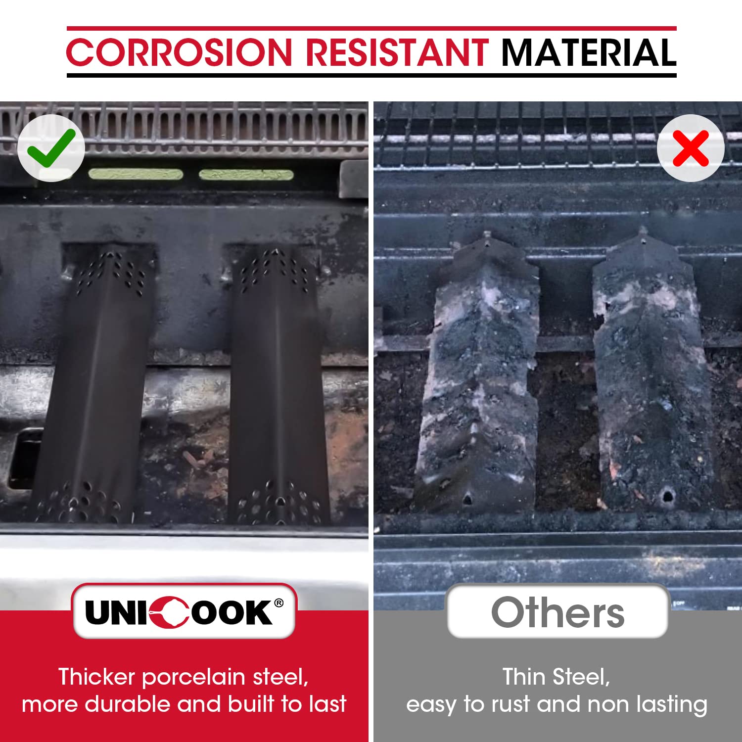 Unicook heat shield tents prevent flame exposure and distribute heat evenly