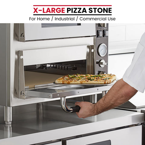 Unicook moisture-absorbing stone yields crispy crust with less soggy centers.