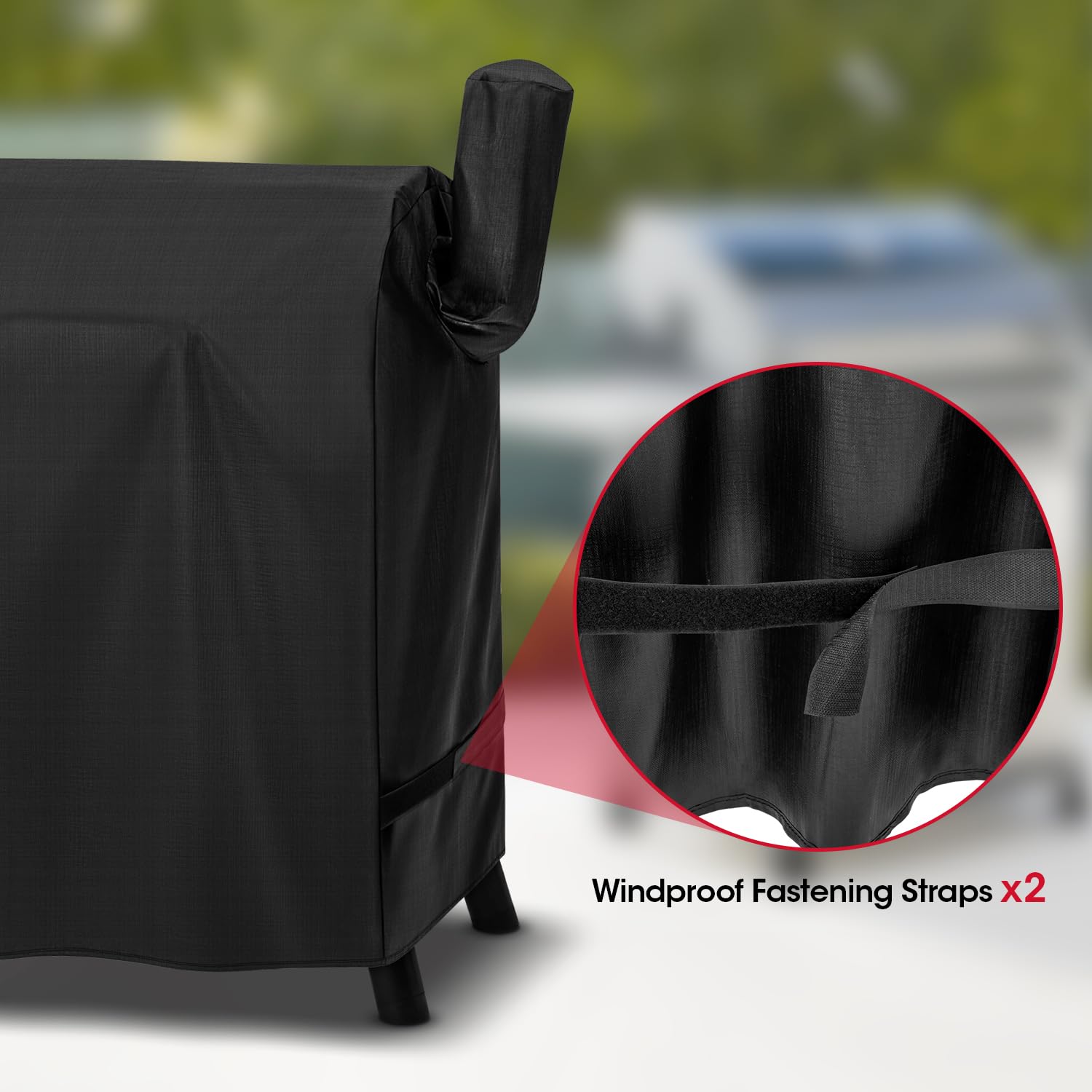 Unicook cover easy-clean design; hose off dirt and air dry.