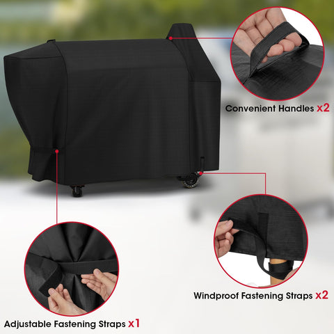 Unicook UV protection shields the grill from sun damage year-round