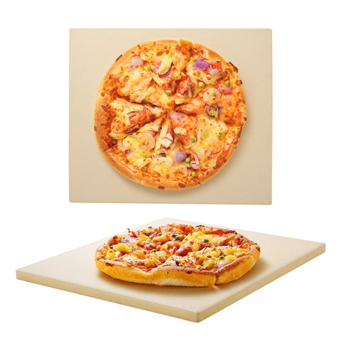 Unicook pizza stone 13x13 in oven delivers even heat for a crisp crust
