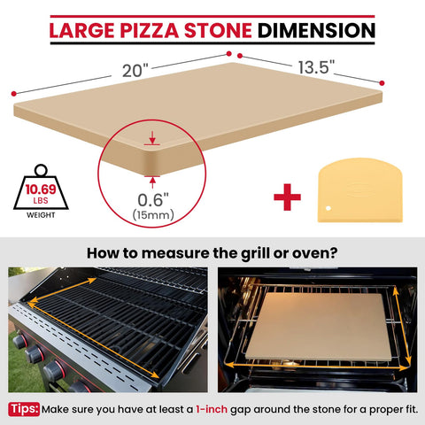 Unicook stone demonstrates even heat distribution for crisp crusts